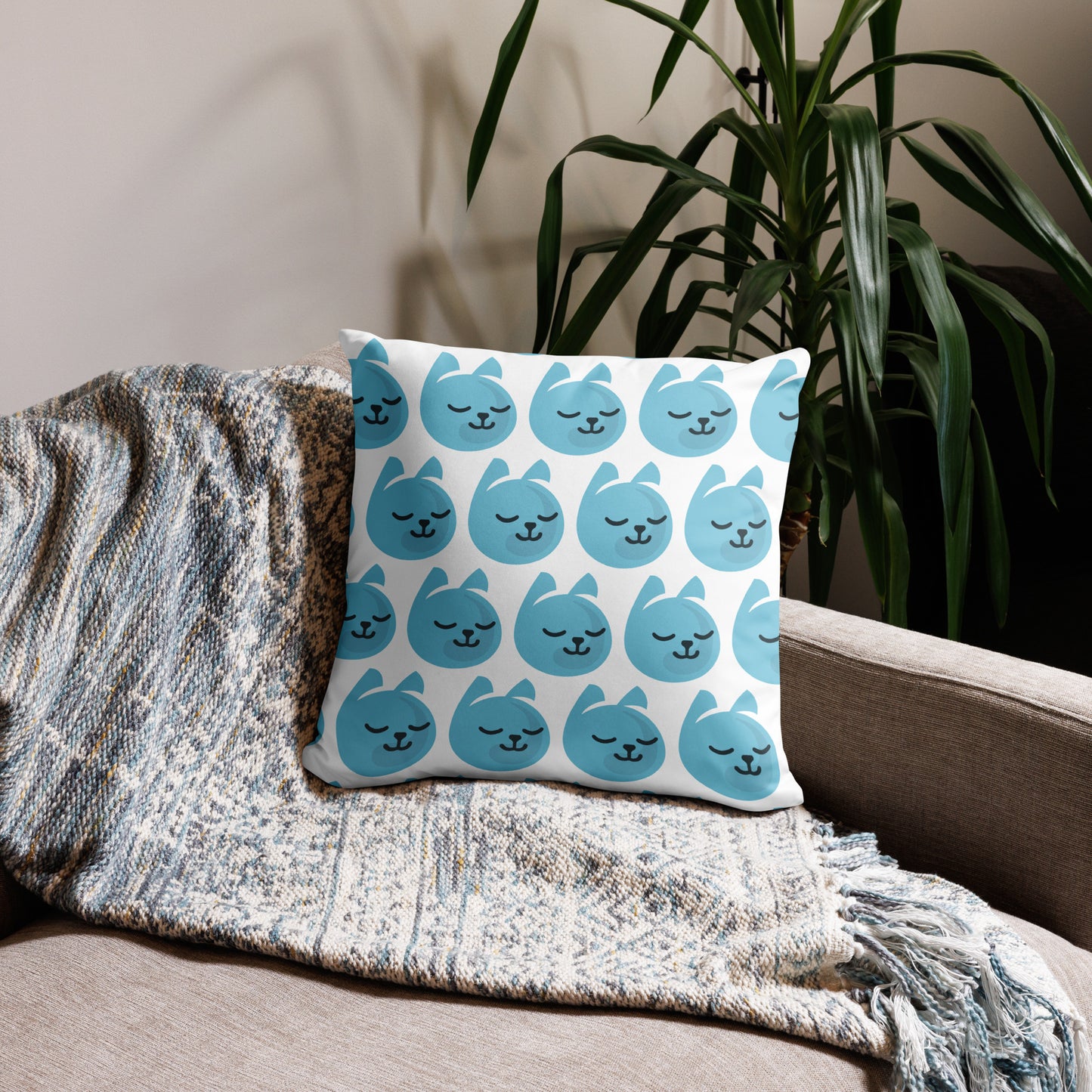 Minswap V1 Logo All-Over Basic Pillow