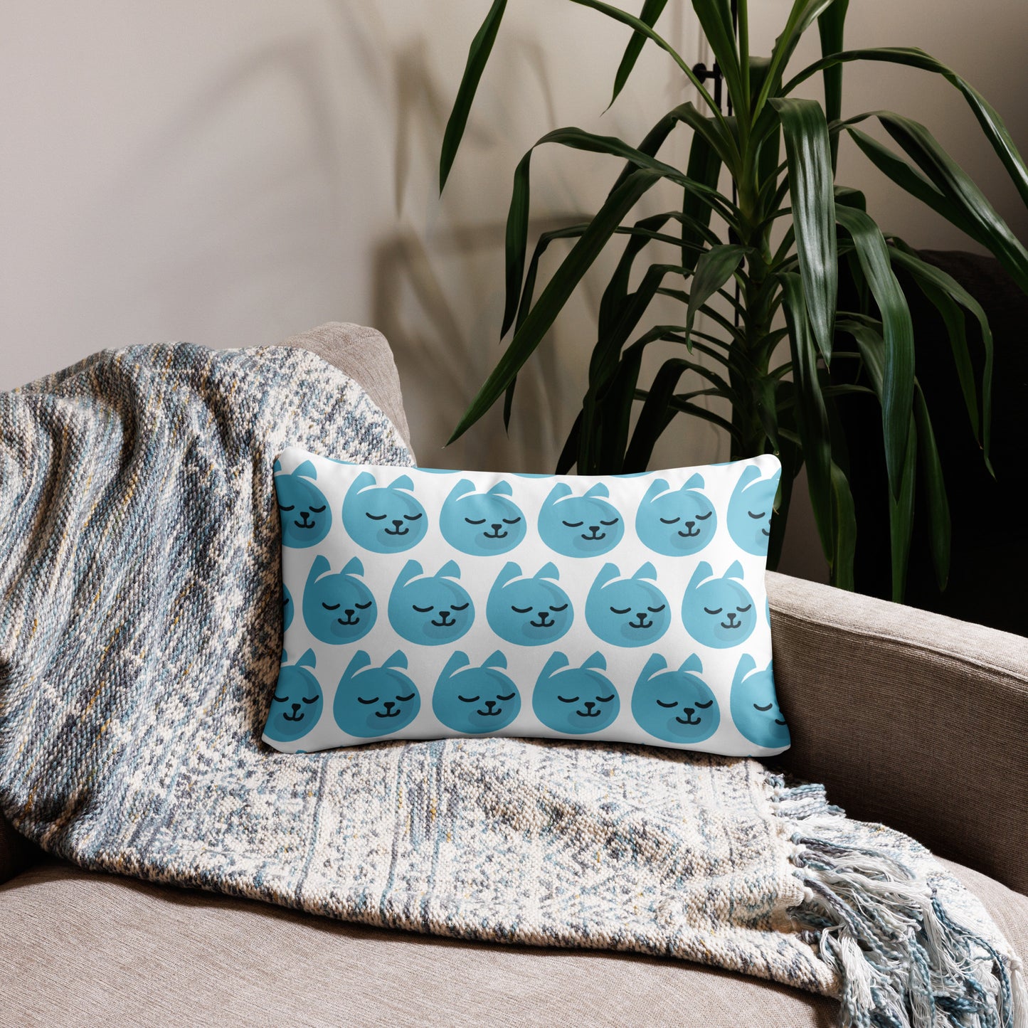 Minswap V1 Logo All-Over Basic Pillow