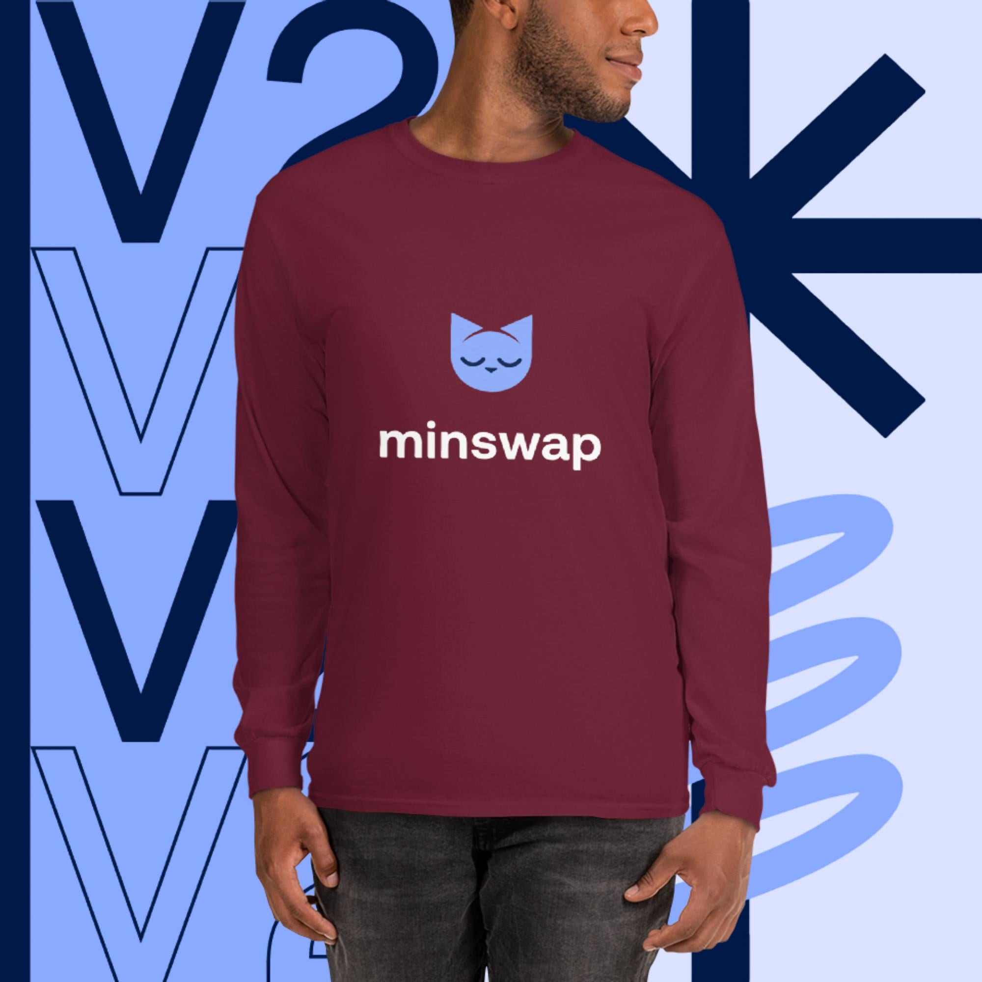 Minswap V2 Logo Men’s Long Sleeve Shirt