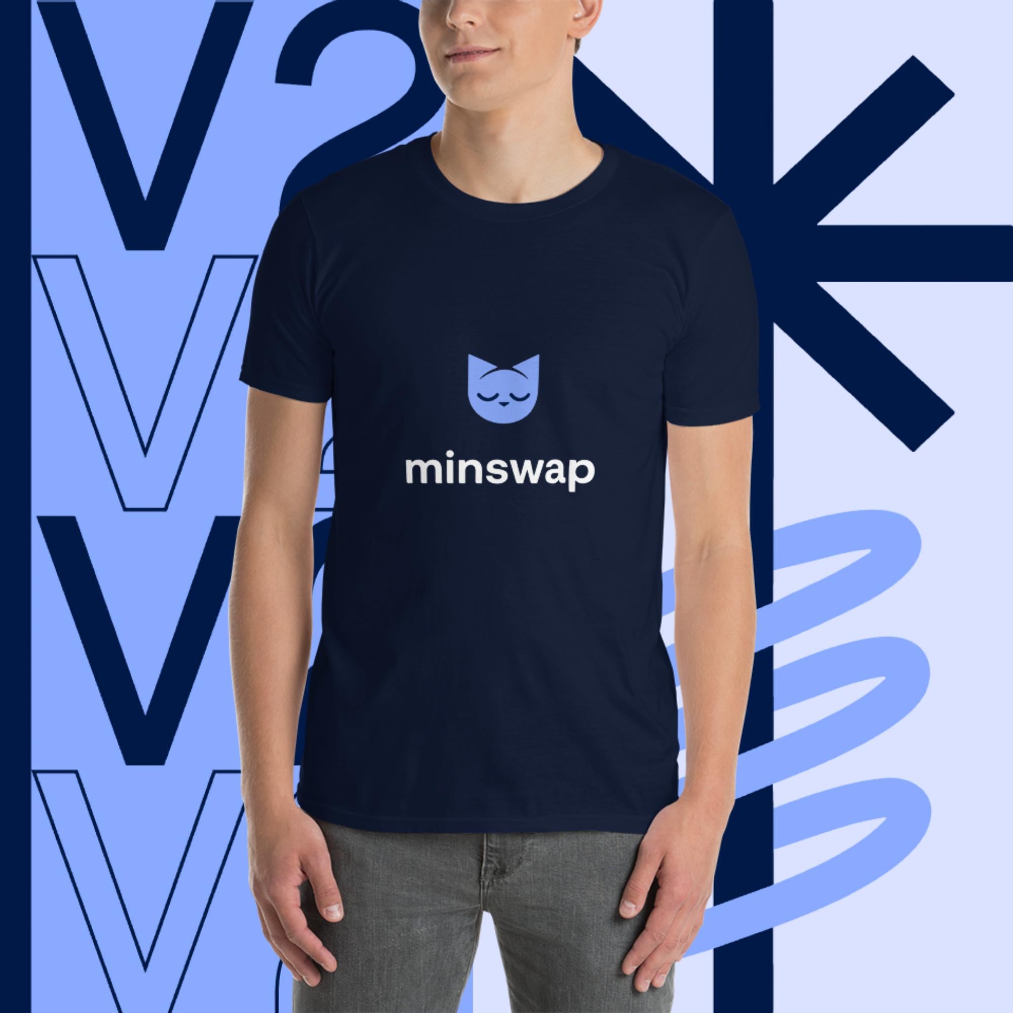 Minswap V2 Logo Short-Sleeve Unisex T-Shirt